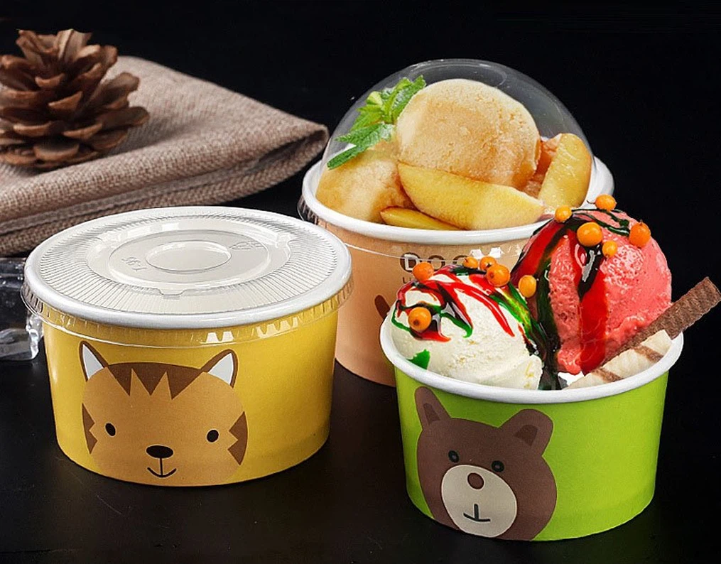 Leakproof ice cream paper cups 1 Leakproof ice cream paper cups 1