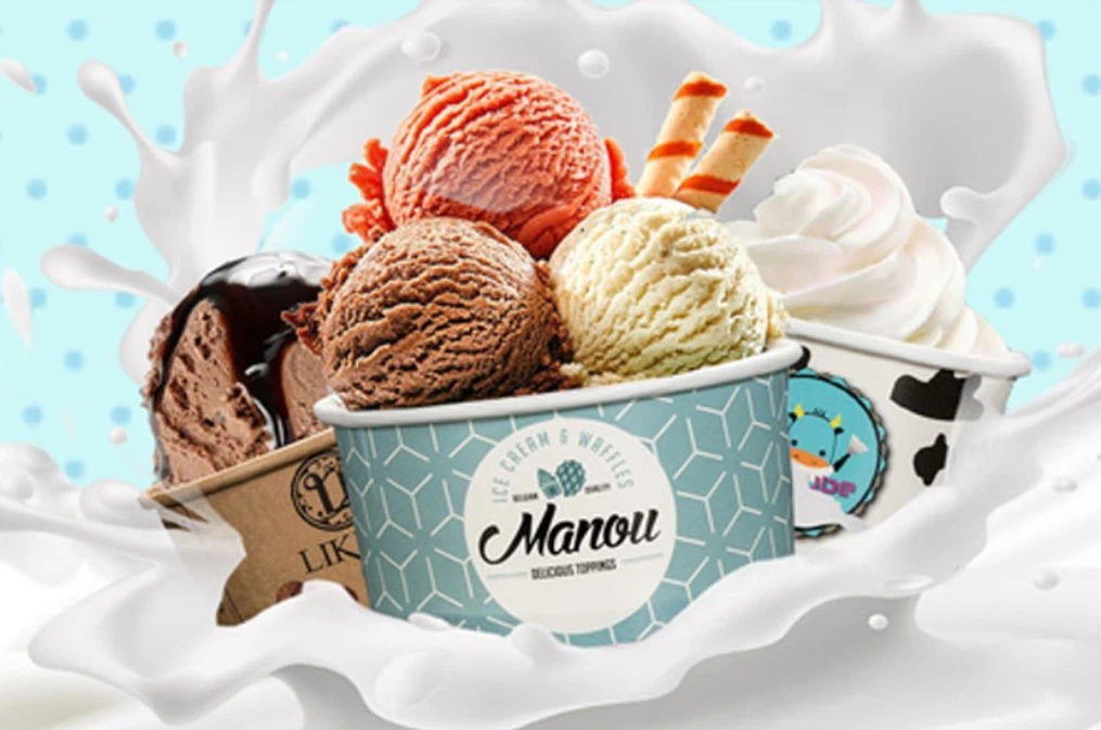 Leakproof ice cream paper cups 3 Leakproof ice cream paper cups 3