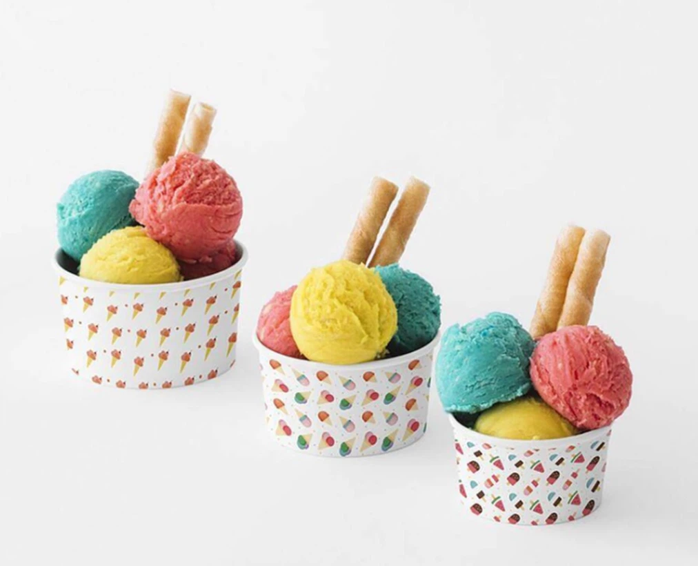 Leakproof ice cream paper cups 5 Leakproof ice cream paper cups 5