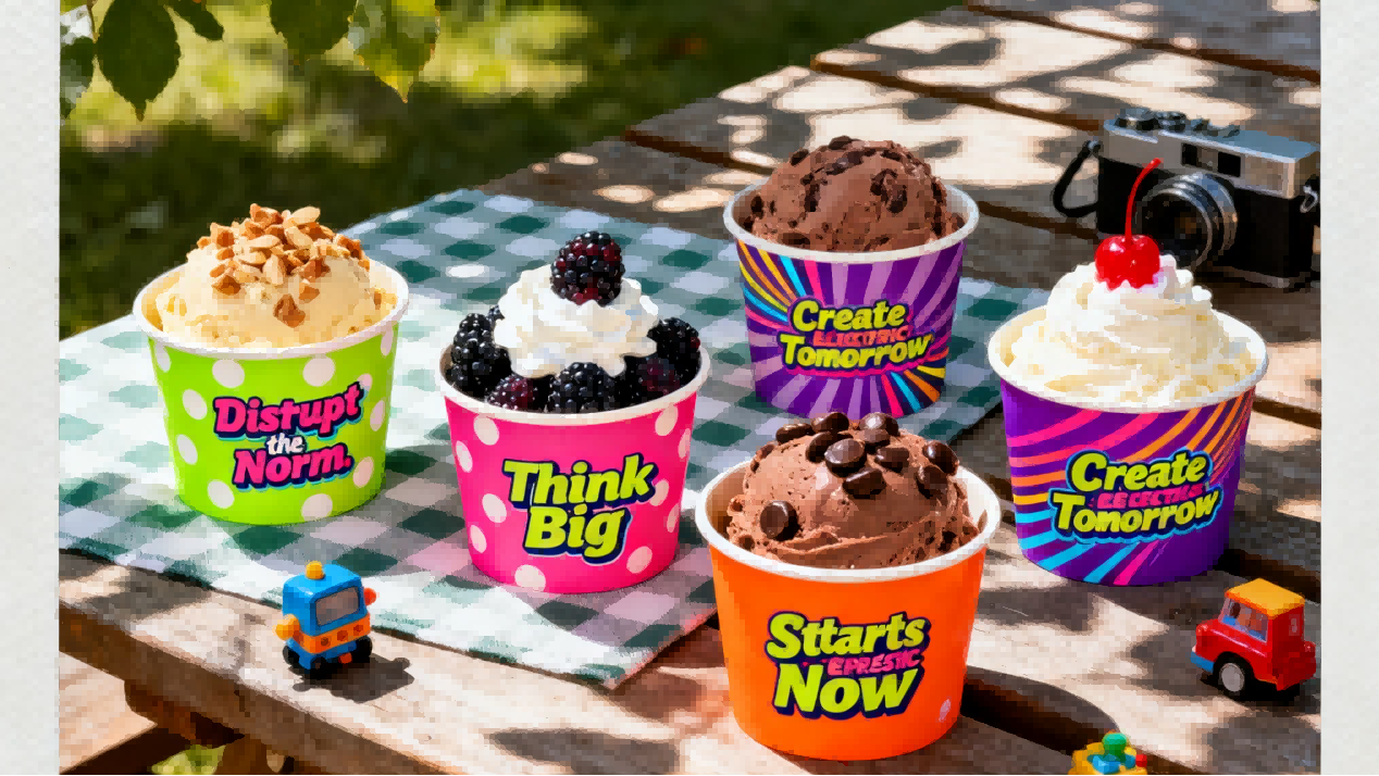 custom Paper Ice Cream Cups manufactuer 2 custom Paper Ice Cream Cups manufactuer 2