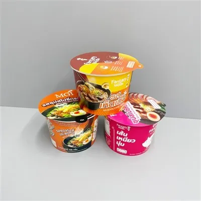 32oz 1000ml персонализирана чаша за юфка с хартиен капак от алуминиево фолио